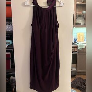 Sleeveless Plum Evening Dress - Brand